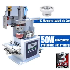 Large Ink Pressure Pneumatic Pad Printing Machine Pad Printer Stamping Embossing