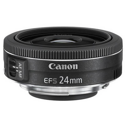 Canon EF-S Objektiv 24 mm f/2,8 STM für Canon   schwarz