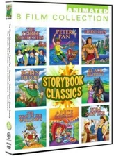 Storybook Classics 8 Pack: Black Beauty, Peter Pan, Hercules, Robin  - VERY GOOD