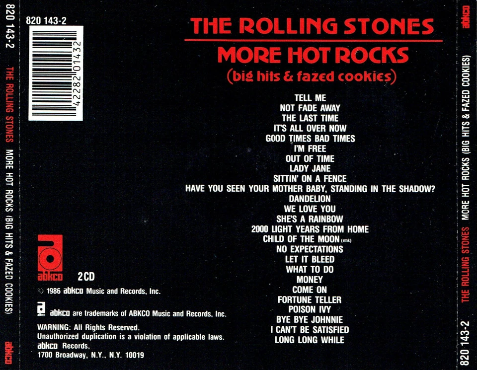 (2CD's) The Rolling Stones - More Hot Rocks (Big Hits & Fazed Cookies) Tell Me - Bild 2 von 2