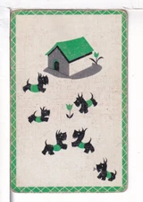 Single Vintage ID Named Dogs, "Playtime", Playing Card DB 8-20 B