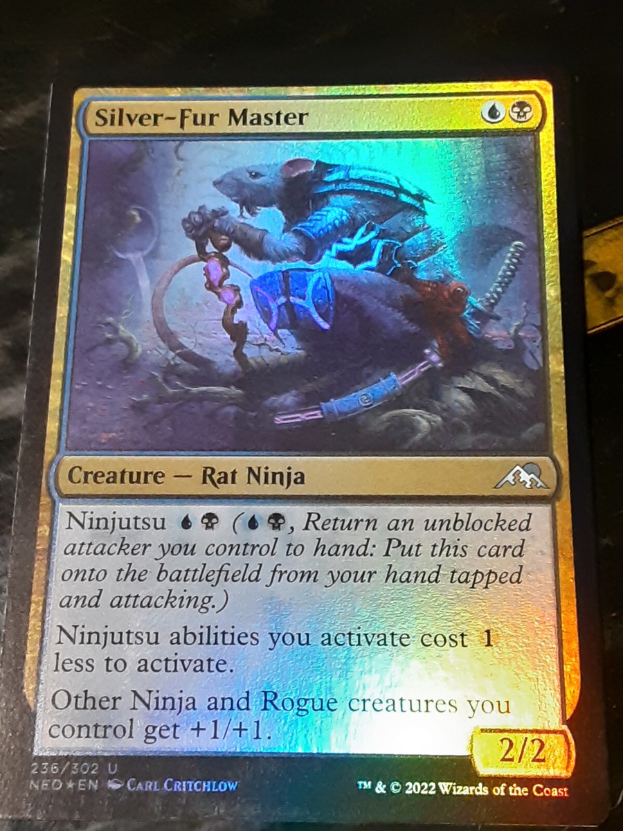 Silver Fur Master FOIL , Kamigawa Neon D , NM , MTG ,FREE SHIPPING