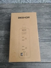 10Ft Extension Cord with Multiple Outlets, Flat Plug Power Strip Surge Protector