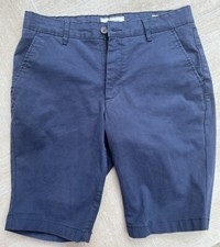 JACK WILLS NAVY MENS CHINO SHORTS W 28 ( SMALL ) VGC