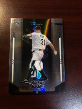2004 LEAF CERTIFIED MATERIALS MIRROR BLACK 5 CLR LOGO PATCH #22 BRAD PENNY #1/1