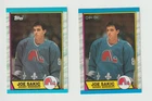2 1989/90 JOE SAKIC ROOKIES #113 TOPPS & O PEE CHEE BOTH EX-MT TO NRMT SHAPE