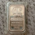 NorthWest Territorial Mint 1 Troy Ounce .999 Fine Silver Bar Dayton NV