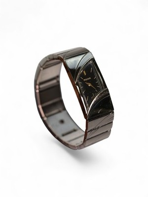 Pulsar Damen Uhr Vintage Y2K Armbanduhr Schwarz Gunmetal Japan Rare Design Watch