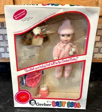 Gerber Baby Doll Set Atlanta Novelty 12 inch Vintage NIB