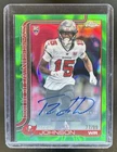 2025 Topps Chrome Tez Johnson Green Lava Refractor (RAW)