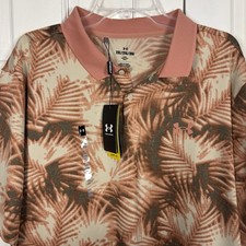Under Amour Performance 3.0 Matchplay UPF 40 Floral Golf Polo Shirt, Men  s 2XL