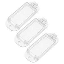 3 Pcs Full Light Switch Cover Adhesive Childproof Double Protector