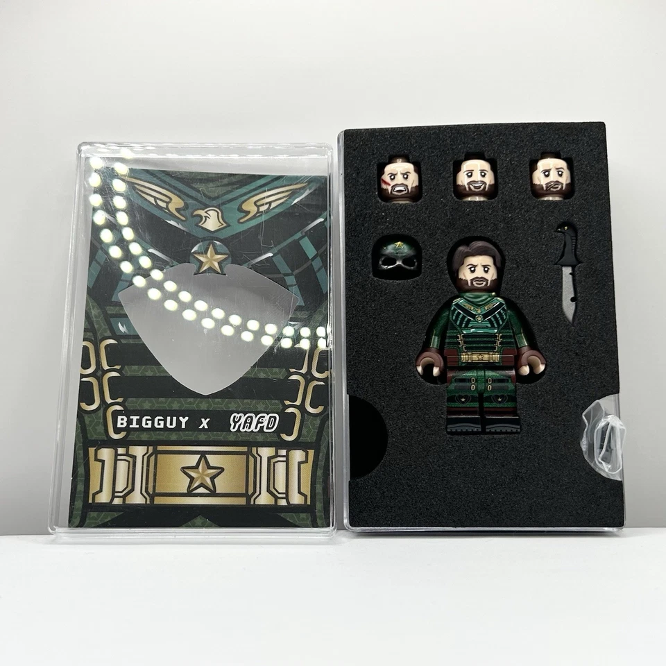 LEGO BigGuy Customs X Yafd The Boys Soldier Boy Pad Printed Minifigure - Image 2 of 4