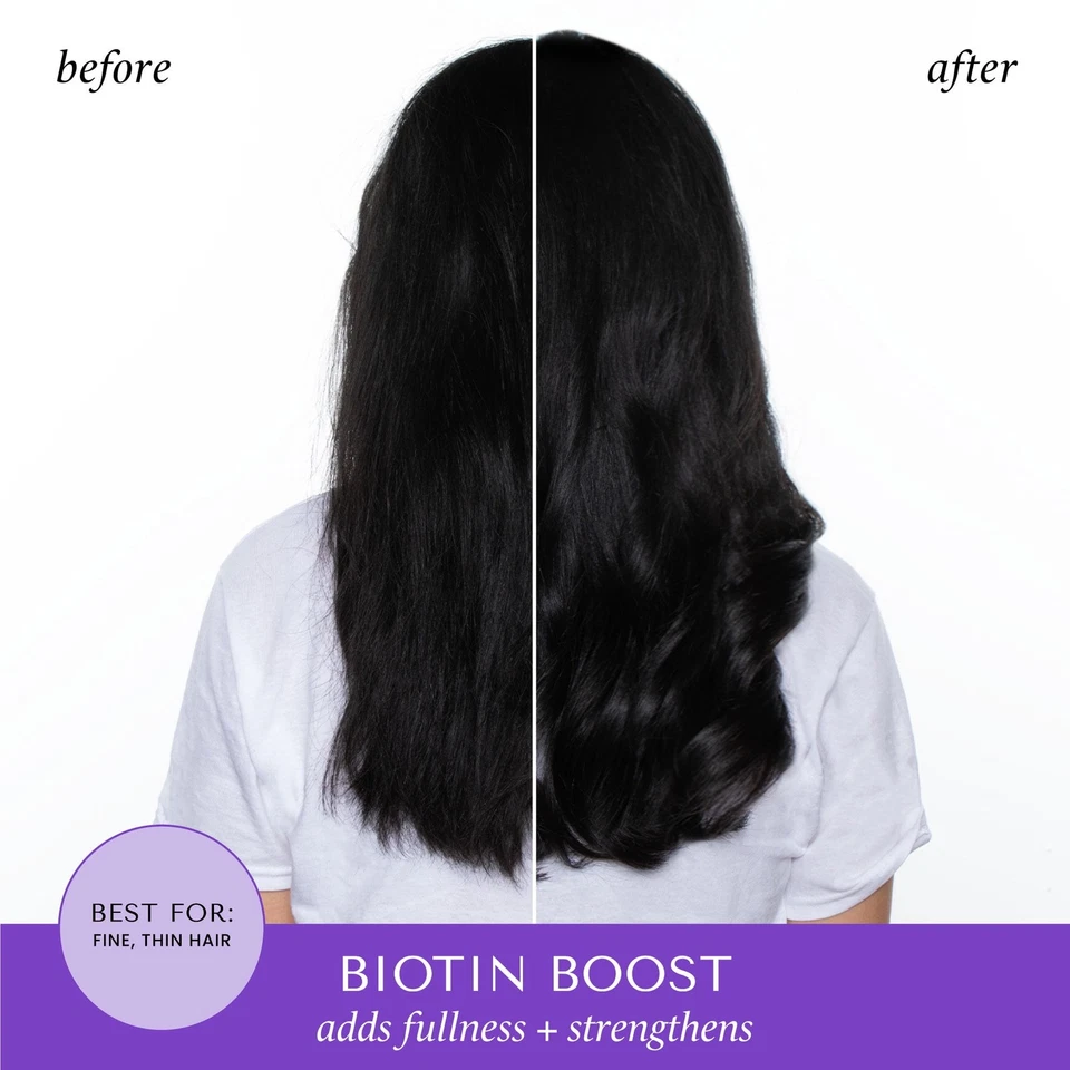 Hask Biotin Boost Thickening Volumizing Daily Shampoo with Collagen & Invigorati - Image 3 of 4