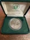 1992 American Eagle Silver Uncirculated Dollar - In Original Box w/ COA