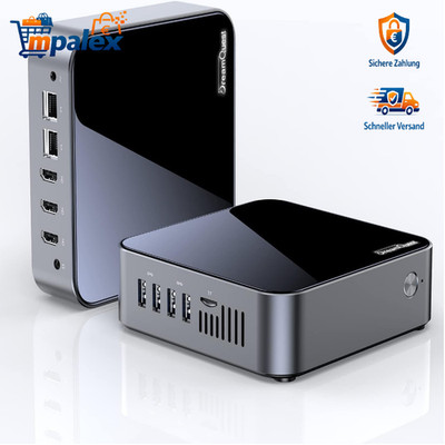 DreamQuest Mini PC Windows 11 Pro Intel 12.Gen N95 16GB RAM 5