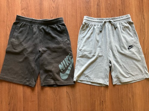 Lot of 2 Pairs - NIKE/Nike SB - Boys - Shorts - Sz M (10/12) Gray/Black - NR!