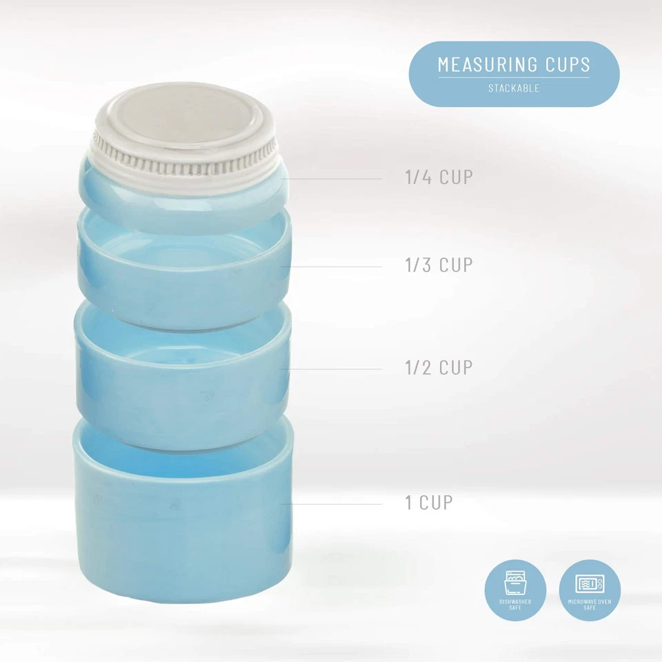 Mason Jar Kitchenware Set - Ceramic Measuring Cups, Measuring Spoons & Spoon ... - Image 3 of 4