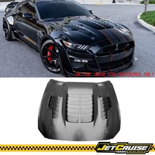 For 15-17 Ford Mustang V6gtgt350 Gt500kr Style Front Engine Hood Aluminum