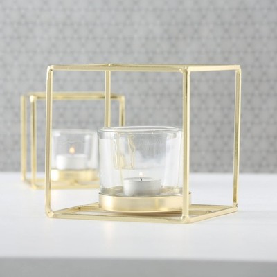 BOLTZE EISEN WINDLICHT PAZO GOLD 15 CM NEU OVP