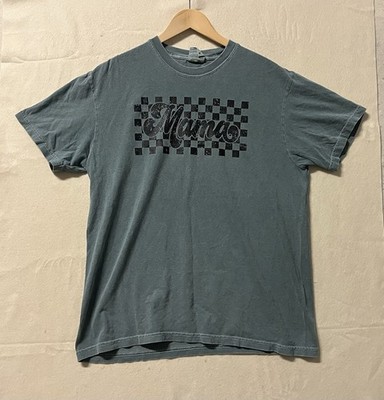 Comfort Colors Mama Shirt 100% Cotton Green Size Large