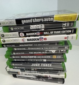 Xbox One Video Game Lot Of 14 Tested Various Titles