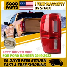 LED Left Tail Light Brake For 2019-2023 Ford Ranger w/Blind Spot Hole KB3Z13405G