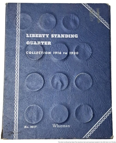 Vintage Coin Album Liberty Standing Quarter Collection 1916-1930 Whitman 24 Pcs