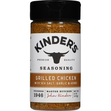Kinder's Grilled Chicken Seasoning Blend with Garlic, Sea Salt, and Herbs, 6oz