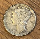 1931-S Mercury Dime Fine Great Depression Era 90% Silver San Francisco US Coin