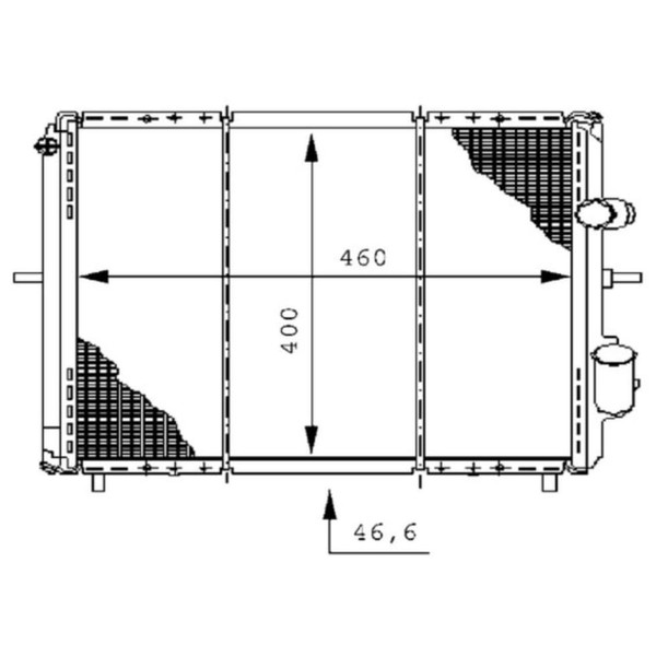 KüHler MotorküHlung Mahle CR 147 000S FüR Renault Clio I-image