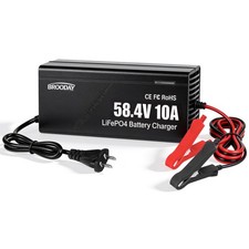 48V 10A Lifepo4 Battery Charger, 58.4V Lithium Battery Charger, Fast Charging, O