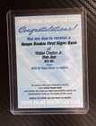 2025-26 Topps NBA Hoops Walter Clayton Jr. Rookie First Signs Redemption Card