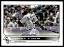 2022 Topps Charlie Blackmon Colorado Rockies #352