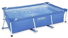 INTEX Frame Pool Gartenpool 260x160x65cm rechteckig mit - Sehr Gut