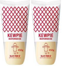  KEWPIE Official Store Japanese Mayonnaise, Rich and Pack of 2 450g each 