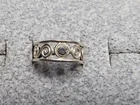 GRANDMA GRABE'S BEAUTIFUL VINTAGE 925 STERLING SILVER OPEN BACK 1.18G RING SIZ 5