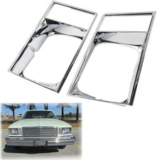 2pcs Headlight Bezel Assembly Set Compatible With 1978-1979 Malibu El Camino Cab