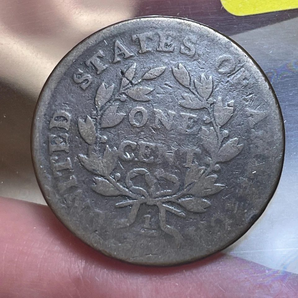 1800 Draped Bust Large Cent Early Date Coin - Image 2 of 2