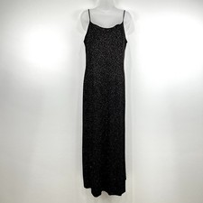 Ronni Nicole Dress Womens 14 Black VTG Fairy Grunge Whimisigoth Witchy Holiday