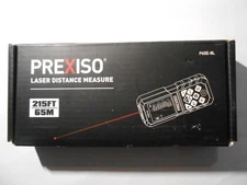 Prexiso Laser Distance Measure, black, new in box. measure up to 215 feet/65M