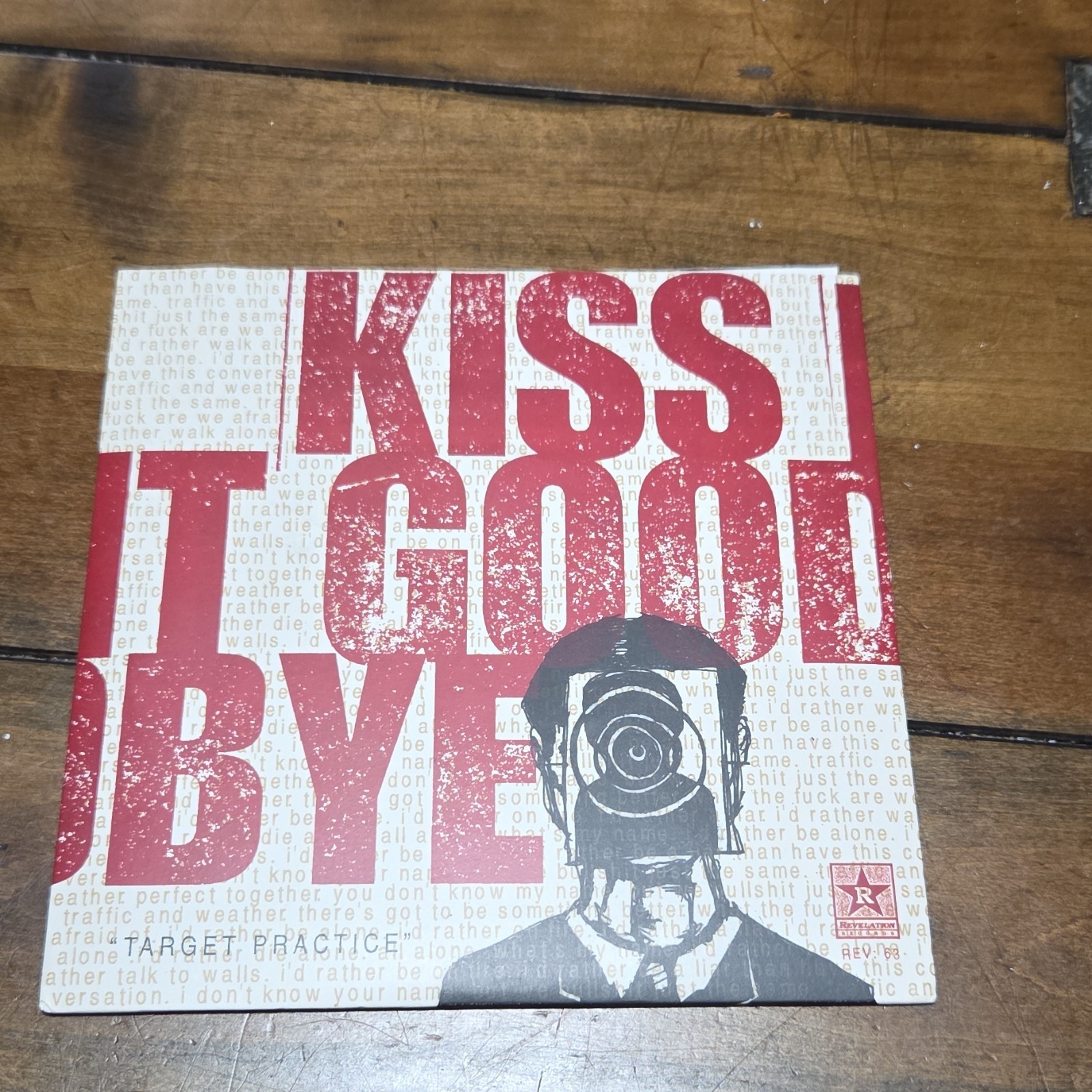 Kiss It Goodbye Preacher  Target Practice 7" Vinyl Revelation Records image 2