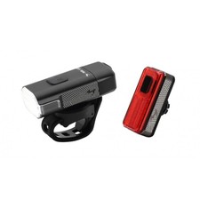 Moon Rigel Lite & Helix Lite Front & Rear Bike Light Set Urban Commuter Safety