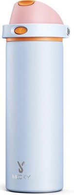 Meoky 24 Ounce Stainless Steel Water Bottle With Straw. Color - Periwinkle ￼