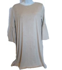 Boho Tunic Women's Small Beige Soft Top by Pixi + Ivy NWT