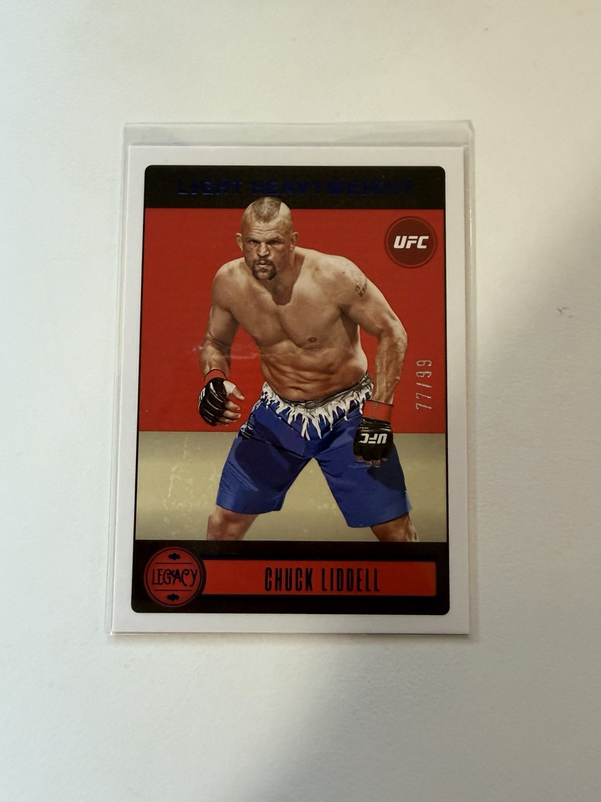 2023 Panini Chronicles UFC Legacy Blue 77/99 Chuck Liddell #146