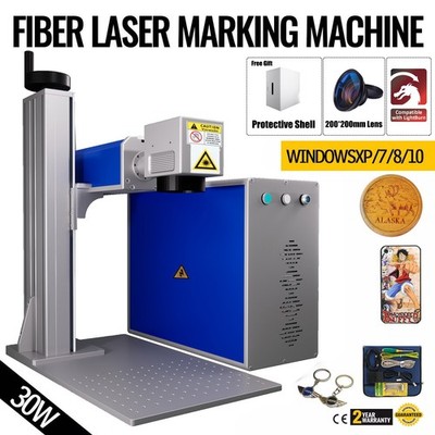 30W Raycus Fiber Laser Marking Machine Markierungsmaschine 200×200mm for Metals