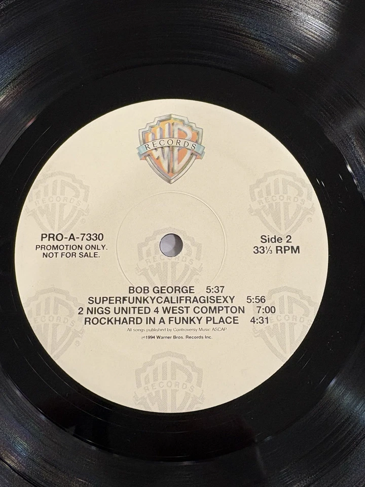 Prince The Black Album Promo Vinyl PRO-A-7330 RARE! - Image 3 of 4