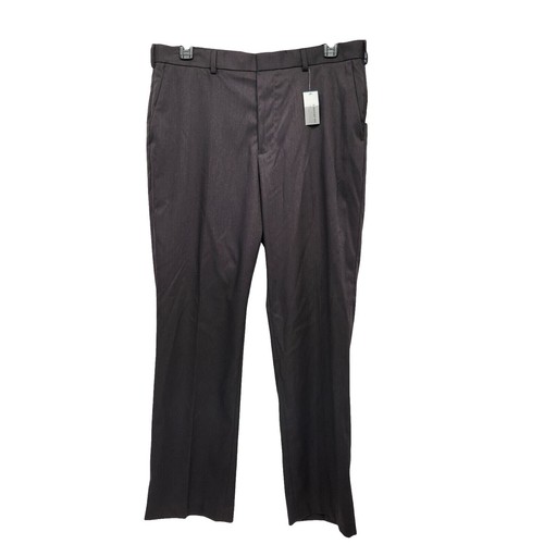 Van Heusen Men's Flex Flat Front Straight Fit Dress Pant Size 36X34 | eBay