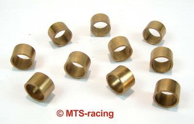 10 Stück Gleitlager Lager Buchse Bronze Hülse Sinterbronze 10 x 14 x 10 mm geölt